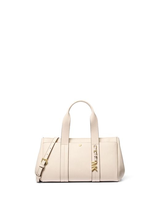Michael Kors Sm Ew Satchel in het Natural