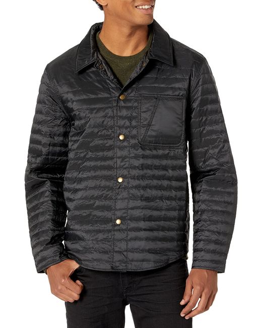 Billy Reid Synthetic Lightweight Nylon Quilted Leroy Jacket in Black for Men  - Lyst