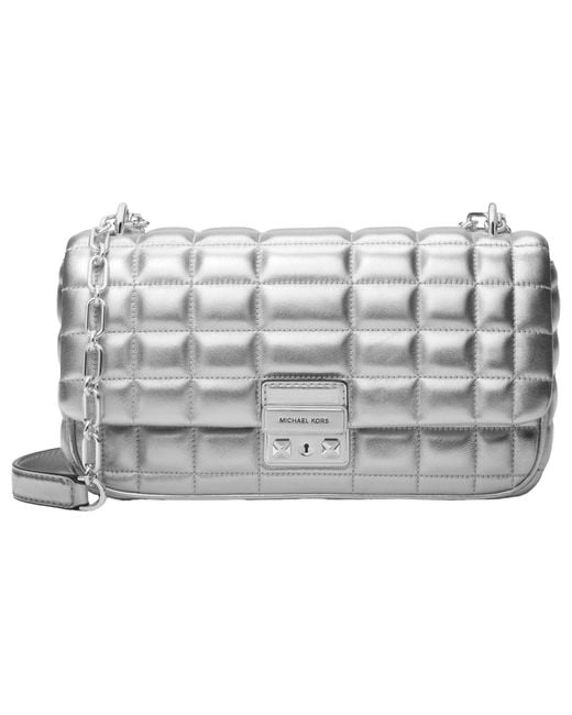 LG Conv Chain Shldr Michael Kors de color Metallic