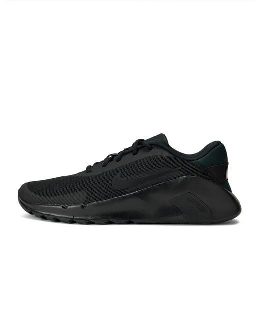 Nike Black Flex Train Workout Shoes for men