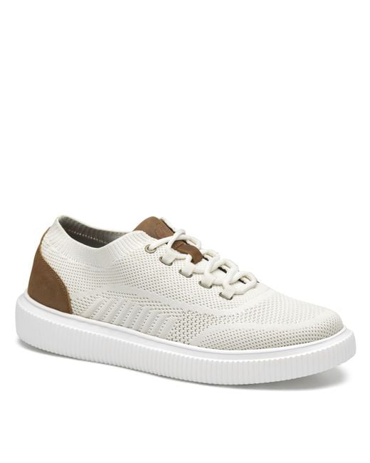 Johnston & Murphy White Johnston And Murphy Dixon U-throat Sneaker for men