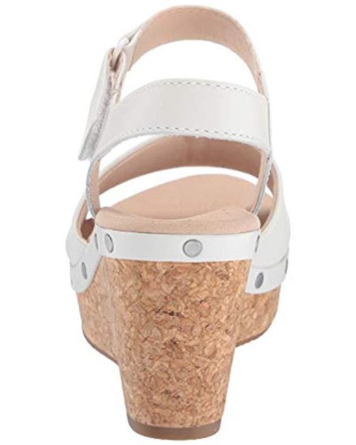 clarks annadel clover wedge sandal