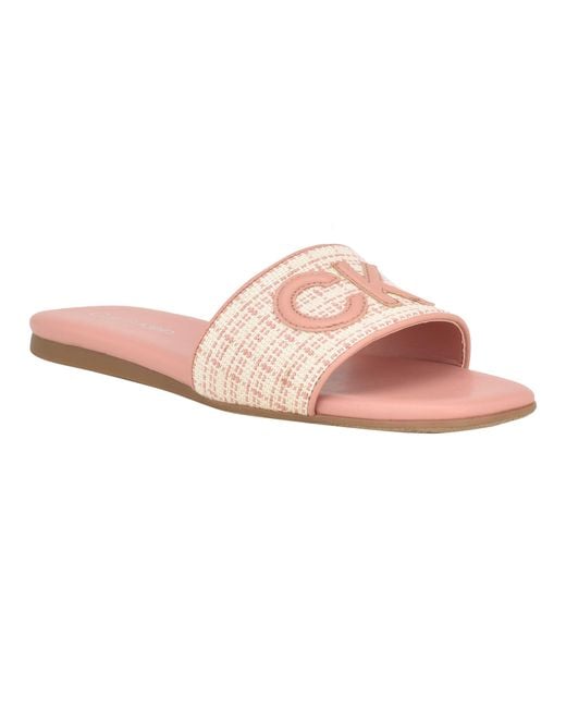 Calvin Klein Women's Pink Yides Sandal