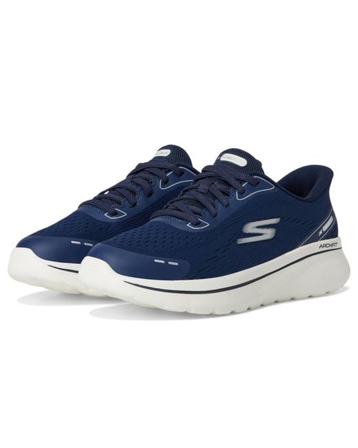 Skechers Blue Go Walk Arch Fit N-Joy Emory Hands Free Slip-Ins Walking Shoes/ 11 B