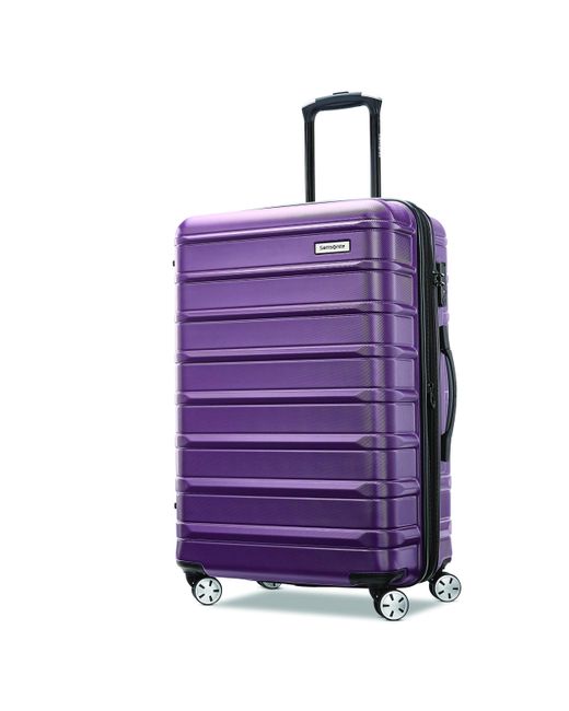 Samsonite Purple Omni 2 Hardside Expandable Luggage With Spinners