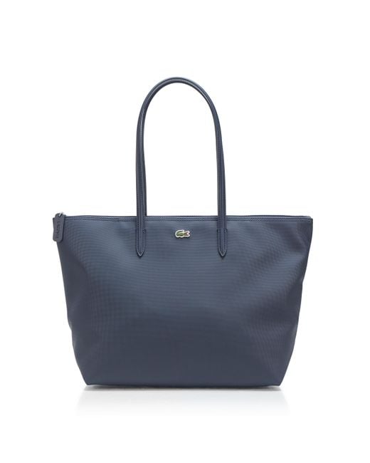 Lacoste Blue Large L.12.12 Concept Tote