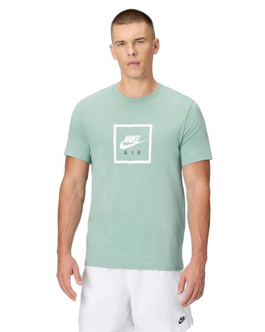 Nike Green Sportswear T-shirt Futura Air Square for men