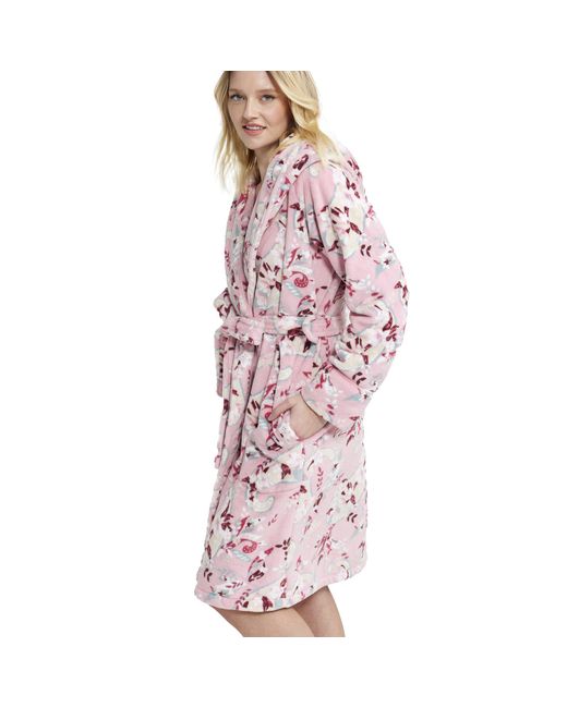 Vera Bradley Pink Plush Fleece Robe