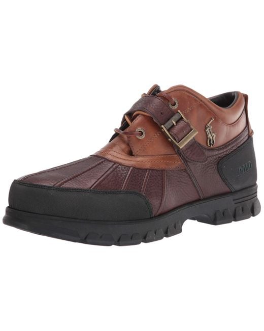 Polo Ralph Lauren Brown Dover Iii Leather Boot for men