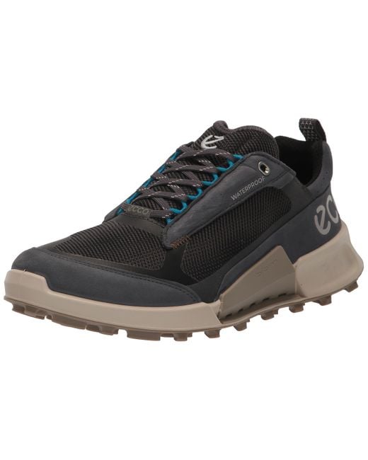 Ecco Biom 2.1 Cross Mountain Waterproof Low Trail Running Shoe in Blue for