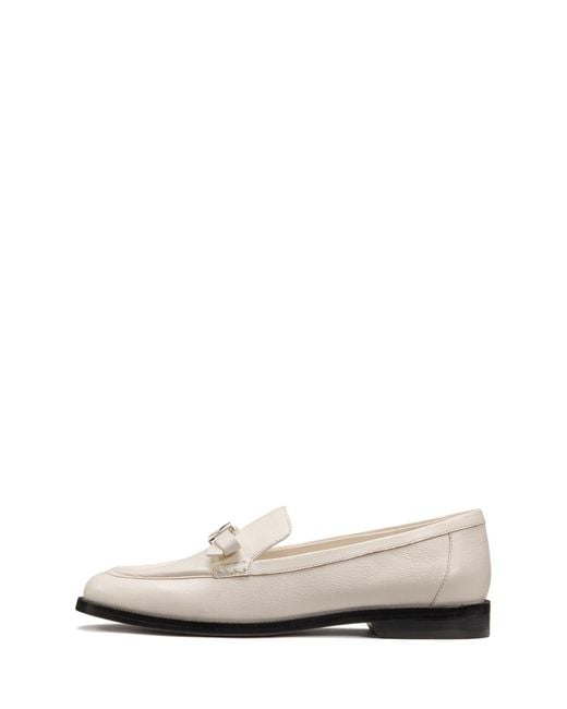 Kate Spade White Deco Bow Patent Leather Heeled Loafer