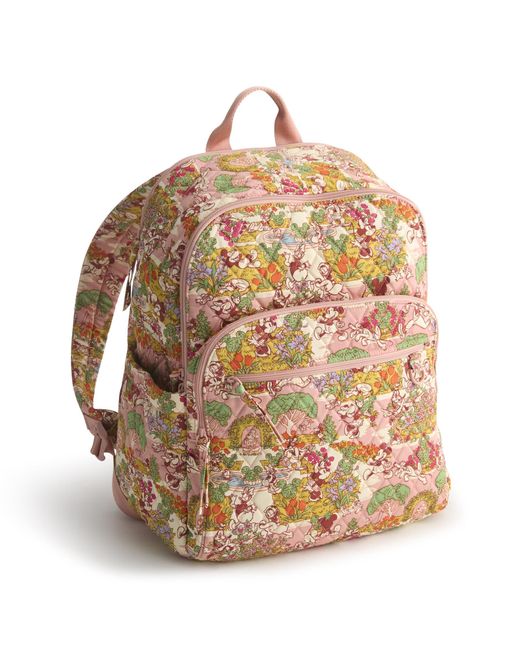 Vera Bradley Brown Disney Premium Cotton Bancroft Backpack