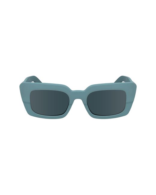 Calvin Klein Blue Ck24512s Rectangular Sunglasses