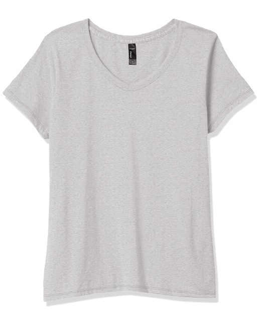 Hanes White X-temp V-neck T-shirt-2 Pack