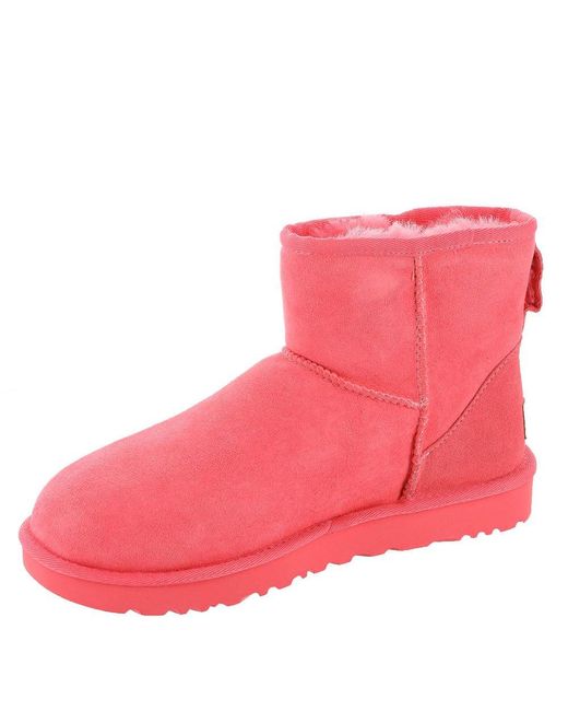Ugg Pink Classic Mini Ii Boot