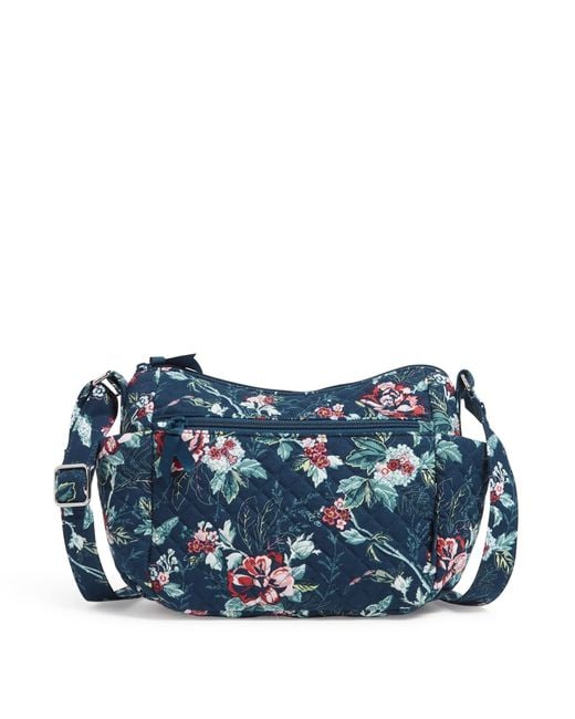 Vera Bradley Cotton Go Crossbody Purse in Blue Lyst