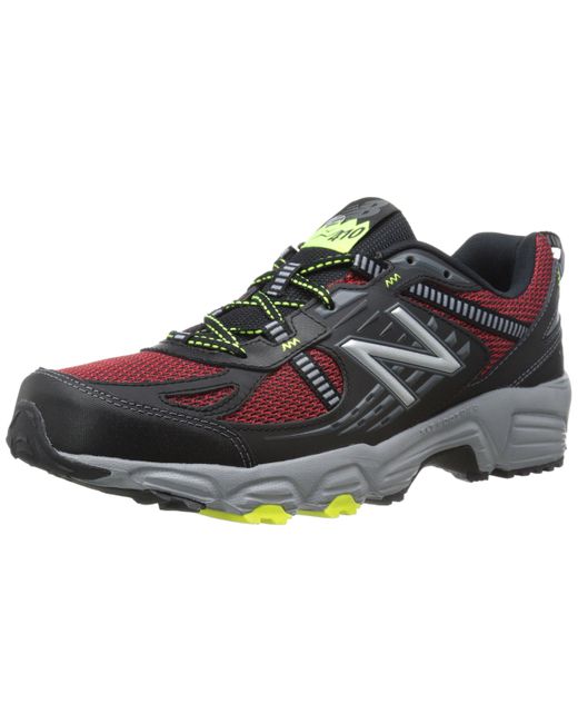 New Balance Lace 410 V4 Trail Running Shoe in Red/Black (Black) for Men ...