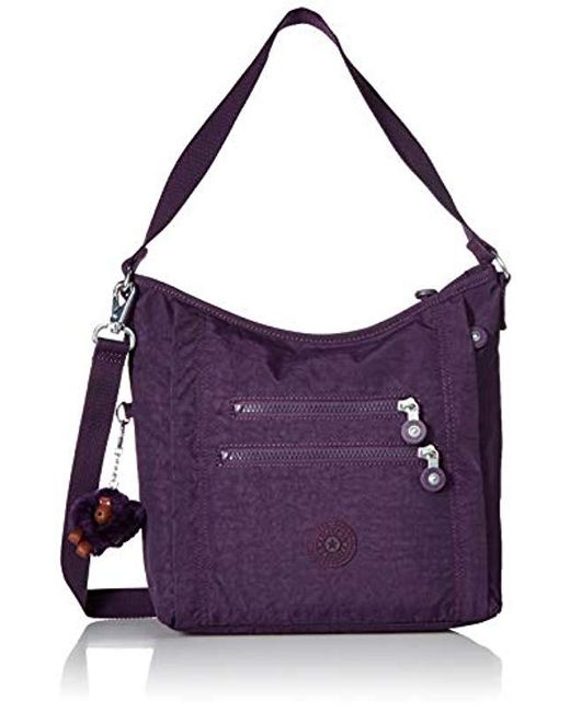 Kipling Bellamie Solid Handbag, Deep Purple