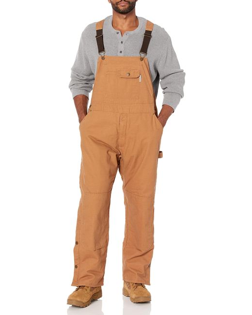 Wolverine Blue Sawmill Insulated Duck Bib Overall for men