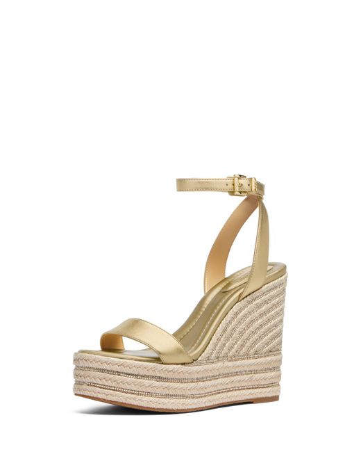 Michael Kors Natural Leighton Wedge Sandal