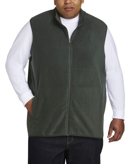 Essentials Mens Full-Zip Polar Fleece Vest
