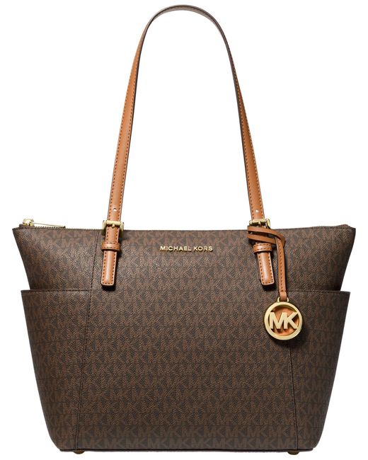 Michael Kors Brown Jet Set East West Tote