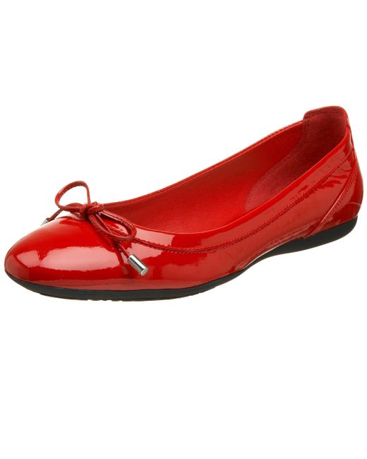 Geox Donna Lola 4 Flat,red,39.5 Eu | Lyst