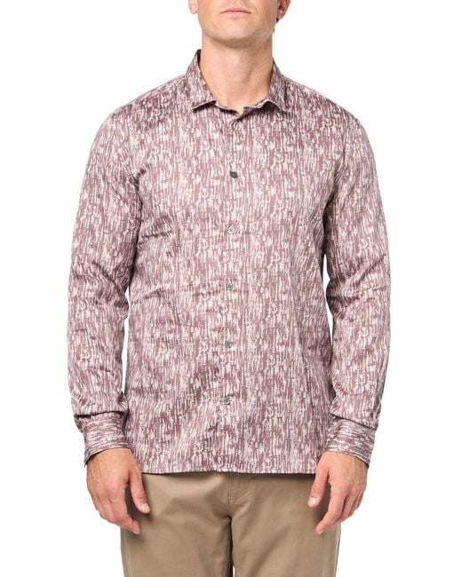 John Varvatos Pink S Ross Button-down-shirts for men