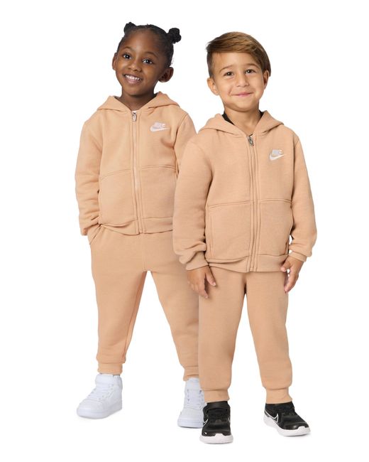 Nike Natural Club Fleece Front Zip Hoodie