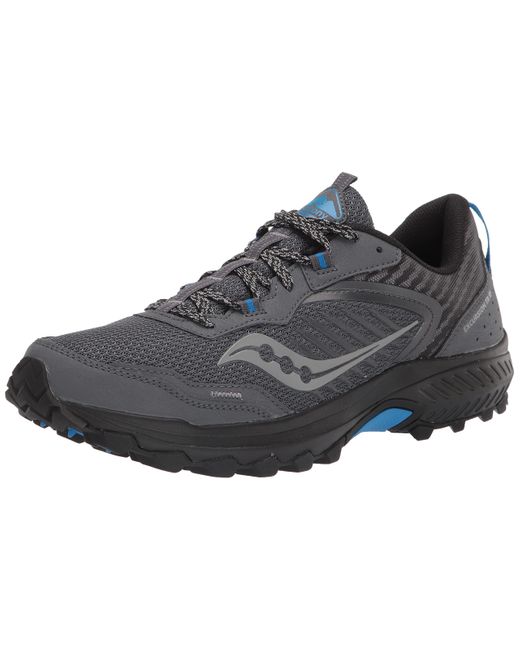 Saucony Rubber Mens Excursion Tr15 Trail Running Shoe in Black for Men