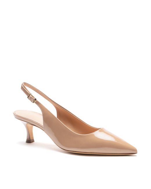 Bruno Magli Pink Palerma Slingback Kitten Heels