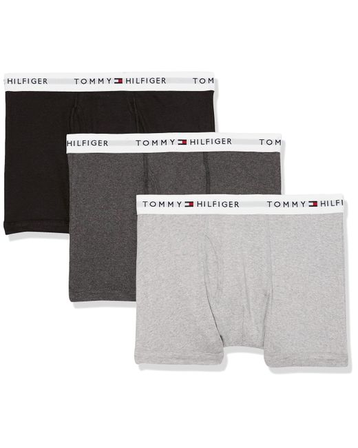 Tommy Hilfiger Cotton Classics 3-pack Trunk in White for Men | Lyst
