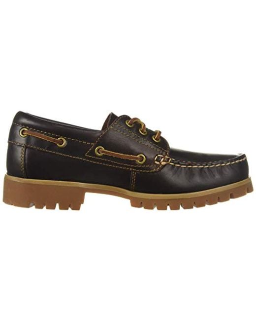 Mens Eastland Seville Classic Moc Toe Leather Oxford Shoes Black or Burgandy