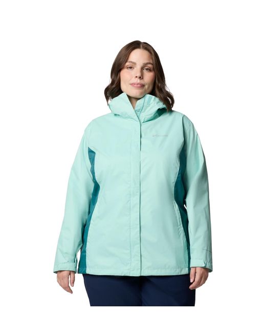 Columbia Green S Arcadia Ii Waterproof Rain Jacket