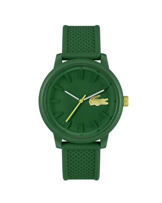 Lacoste L.12.12 Hero 3h Quartz Watch in Green for Men Lyst