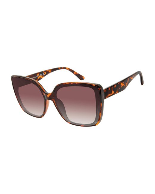 Nanette Lepore Black Nn395 Retro Cat Eye Uv400 Protective Square Sunglasses. Fashionable Gifts For Her