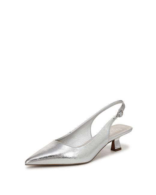 Franco Sarto White S Jaden Pump Silver 6.5 W