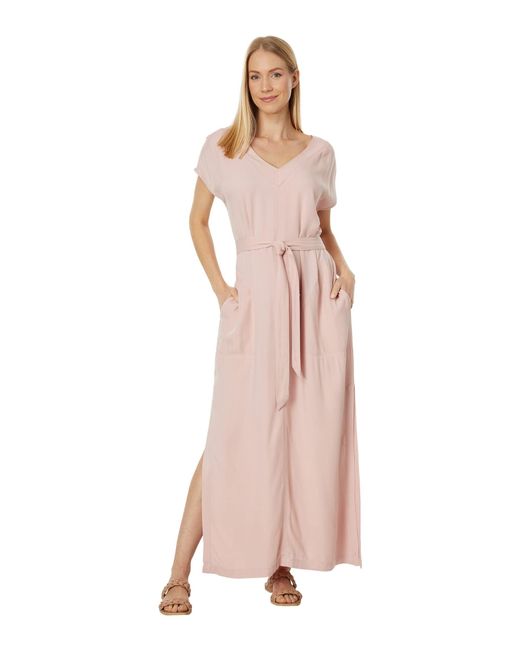 Splendid Pink Evian Maxi Dress