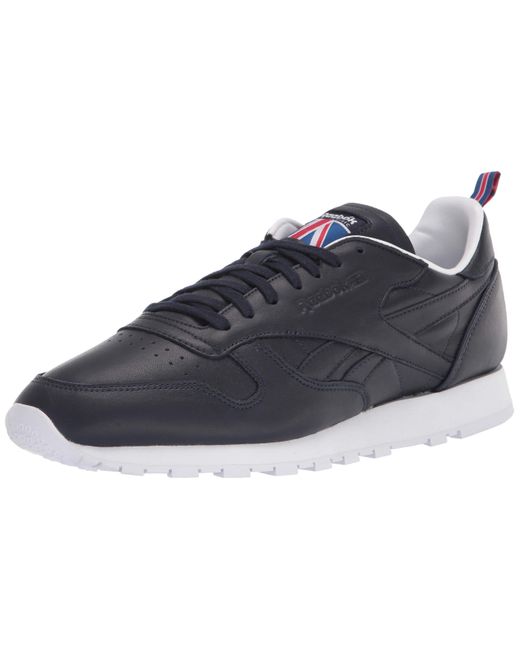 Reebok Unisex-adult Classic Leather,vector Navy/white/vector Red,12 M ...