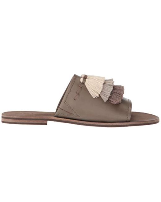 frye riley tassel slide
