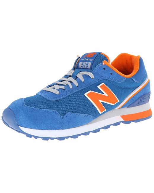 New Balance Rubber 515 V1 Classic Sneaker in Blue/Orange (Blue) for Men ...