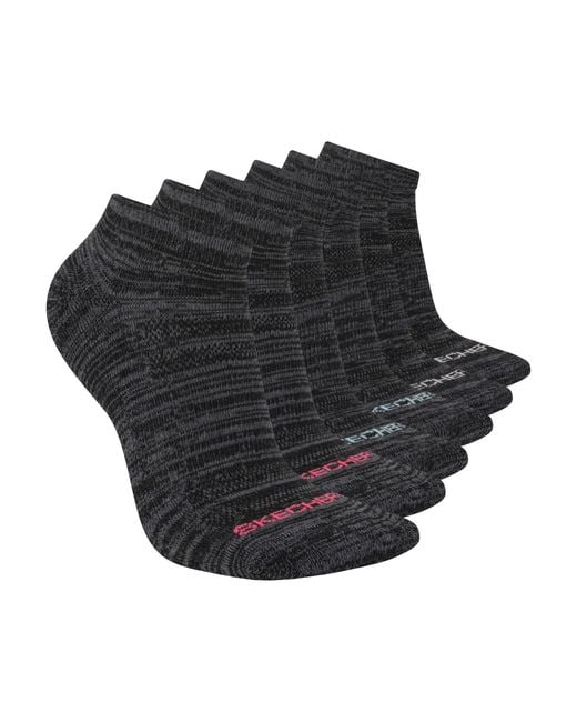 Skechers Black 6-pack Performance Low Cut Socks