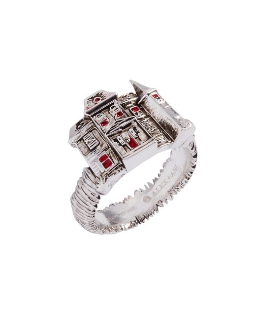 ALEX AND ANI Metallic Welcome To Derrytm Niebolt House Ring