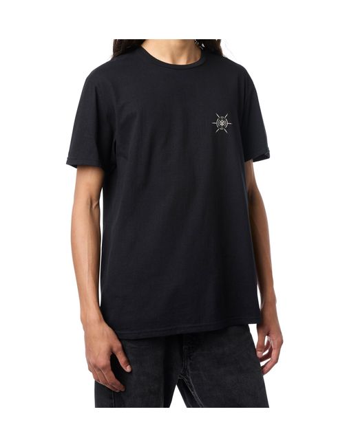 Vans Women's Black Subsonic Short-sleeve T-shirt Casual Graphic Tee