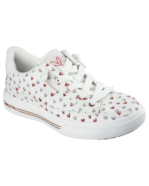 Skechers White James Goldcrown Arch Fit Arcade-Love On Top Sneaker für
