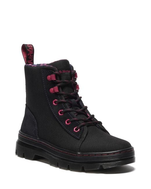 Dr. Martens Black Combs Combat Boot