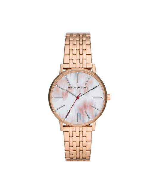 Armani Exchange Metallic Lola Rose Watch Ax5589 Stainless Steel (Archived)