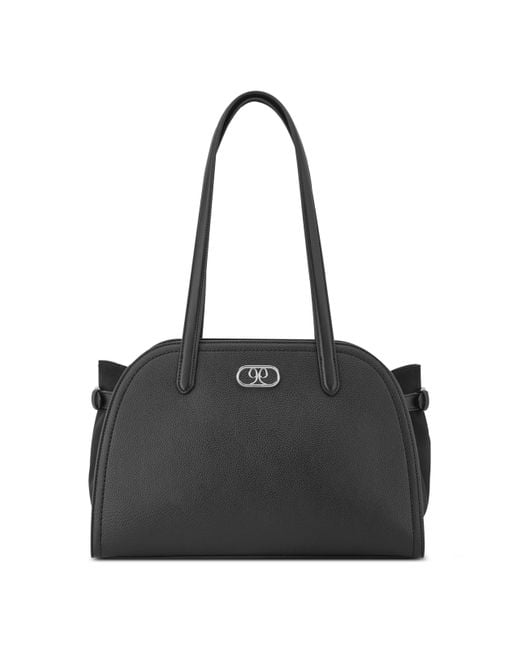 Nine West Black Danika Umhängetasche Large Shoulder Satchel