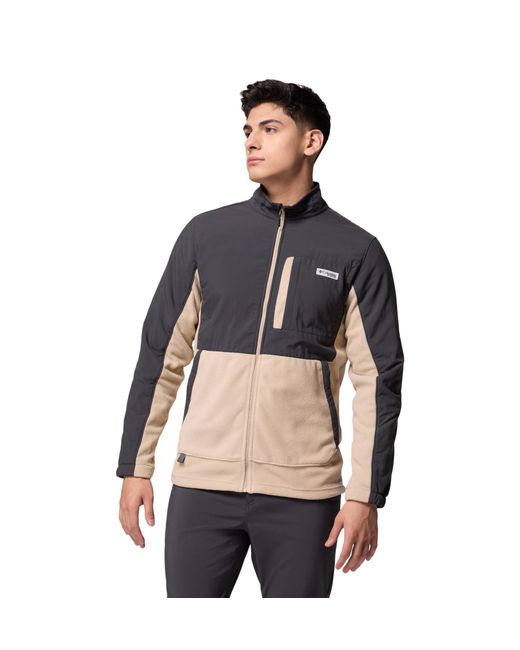 Columbia Black S Pfg Uncharted Fleece Full Zip for men