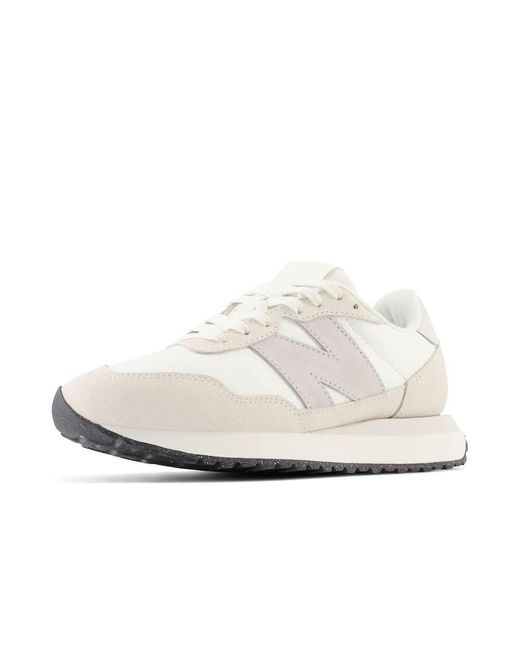 New Balance White 237 V1 Sneaker